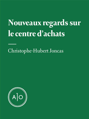 cover image of Nouveaux regards sur le centre d'achats